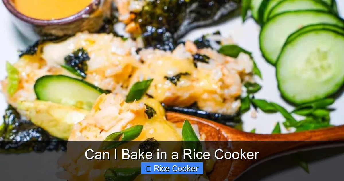 Can I Bake in a Rice Cooker