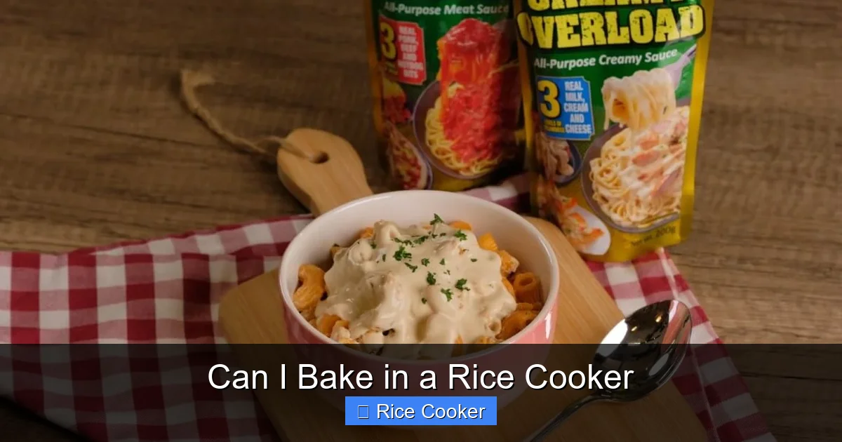 Can I Bake in a Rice Cooker