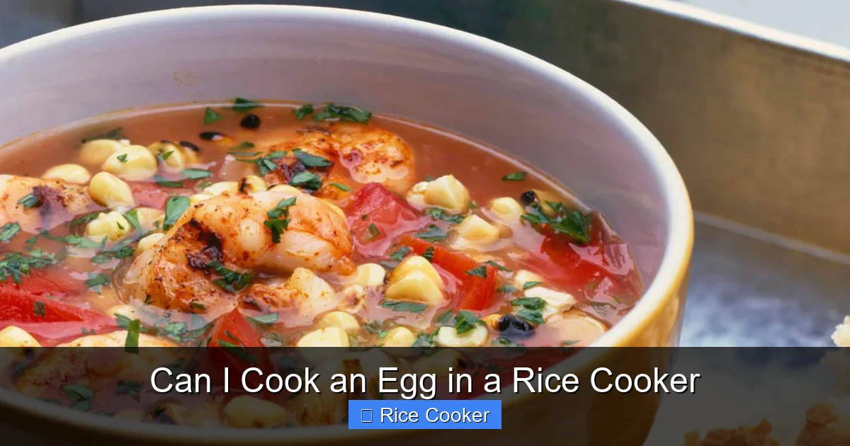 Can I Cook an Egg in a Rice Cooker