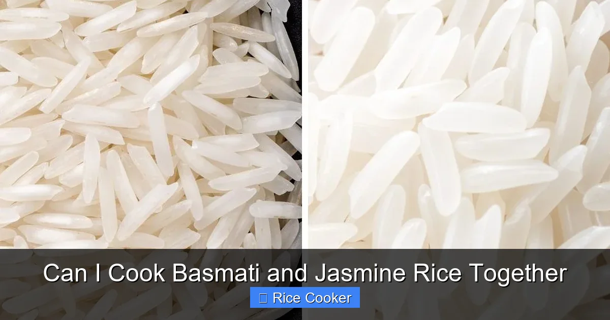 Can I Cook Basmati and Jasmine Rice Together
