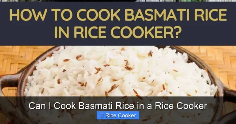 Can I Cook Basmati Rice in a Rice Cooker