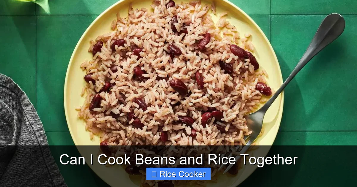 Can I Cook Beans and Rice Together