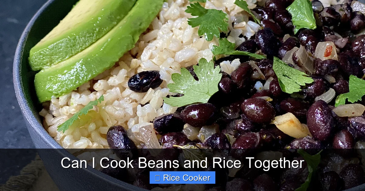 Can I Cook Beans and Rice Together