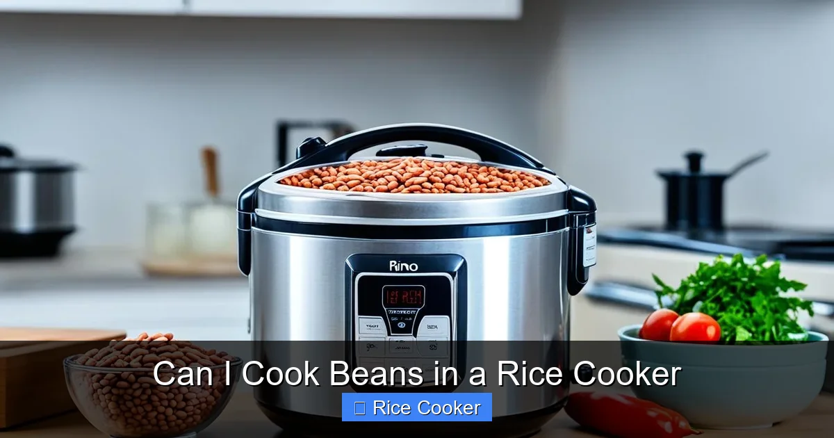 Can I Cook Beans in a Rice Cooker