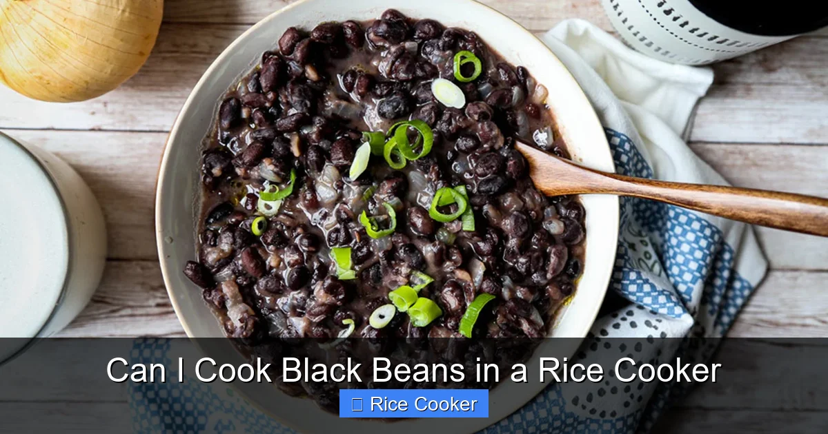 Can I Cook Black Beans in a Rice Cooker