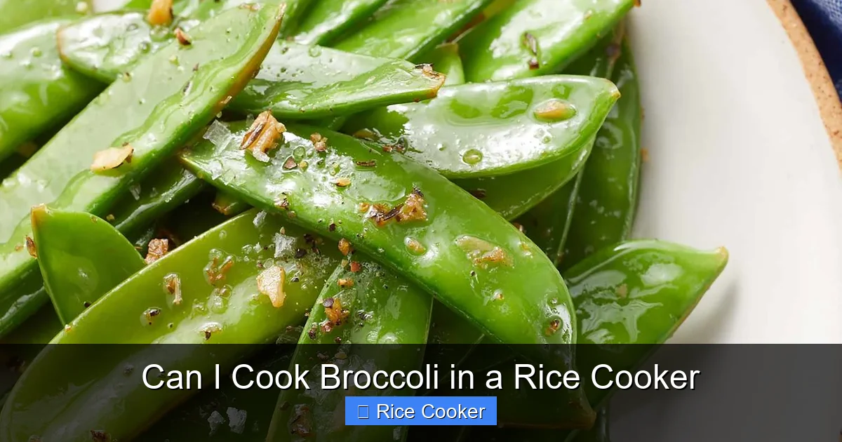 Can I Cook Broccoli in a Rice Cooker