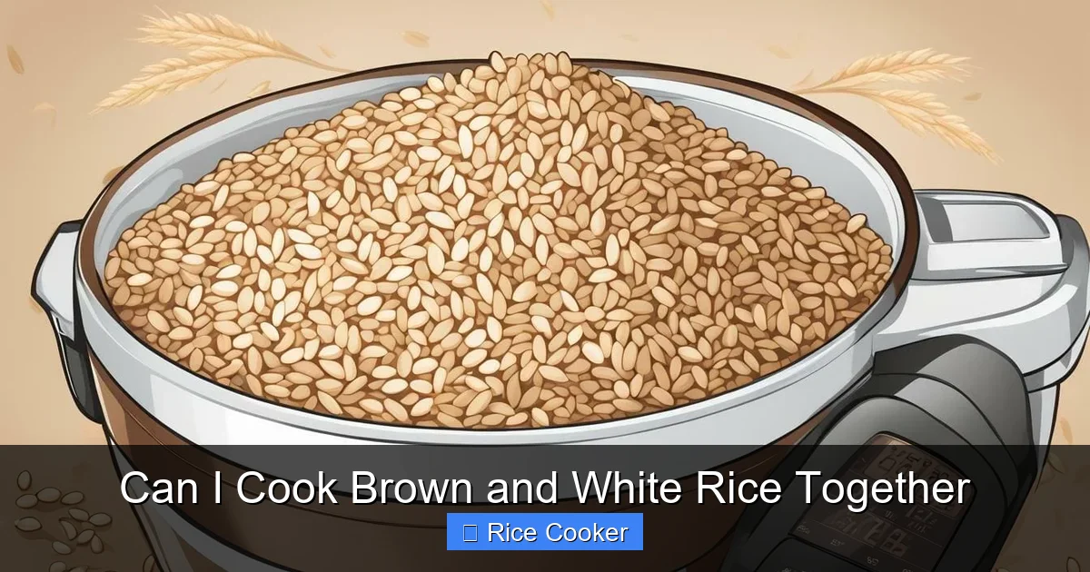 Can I Cook Brown and White Rice Together