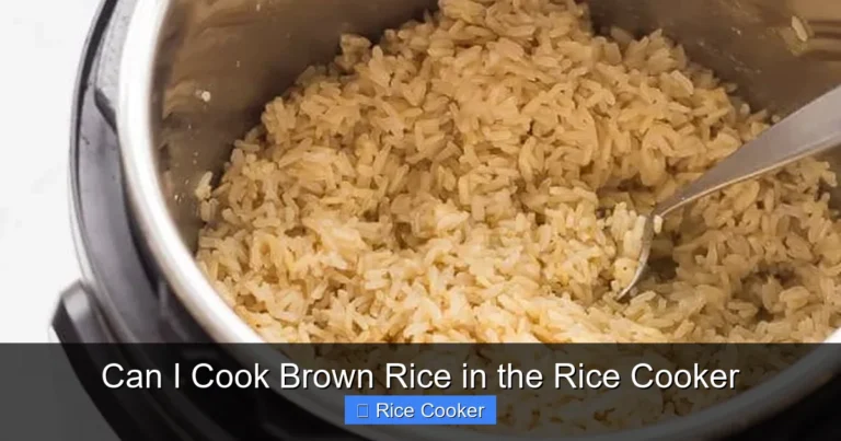 Can I Cook Brown Rice in the Rice Cooker