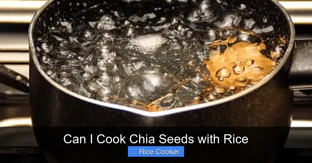 Can I Cook Chia Seeds with Rice