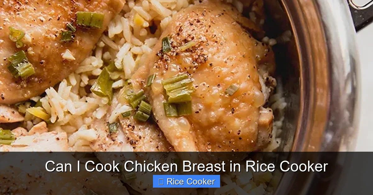 Can I Cook Chicken Breast in Rice Cooker