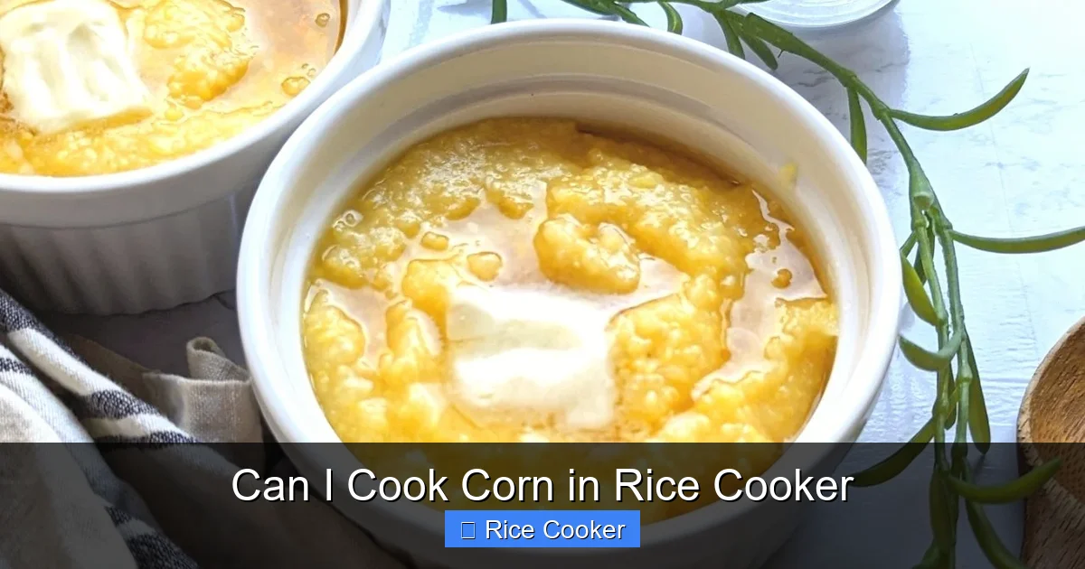 Can I Cook Corn in Rice Cooker