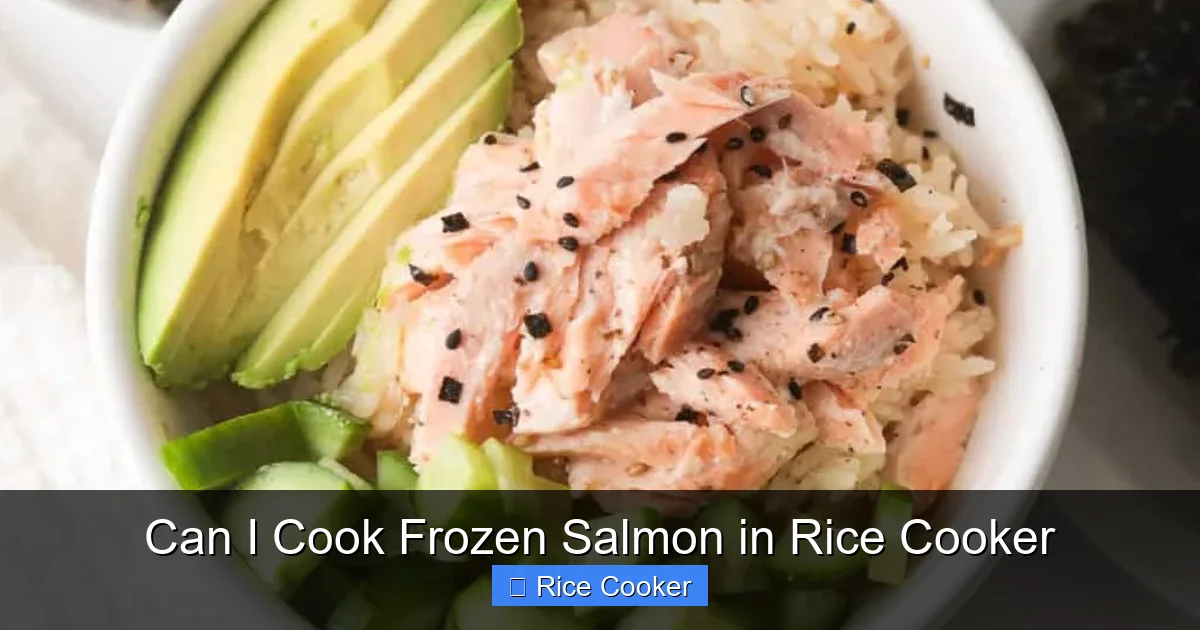 Can I Cook Frozen Salmon in Rice Cooker