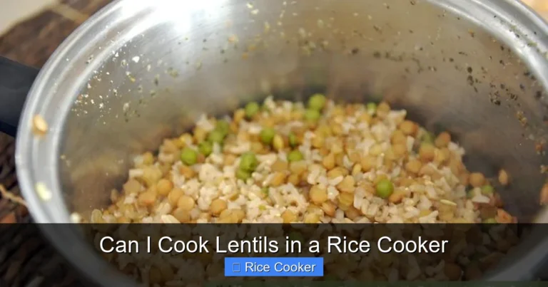 Can I Cook Lentils in a Rice Cooker