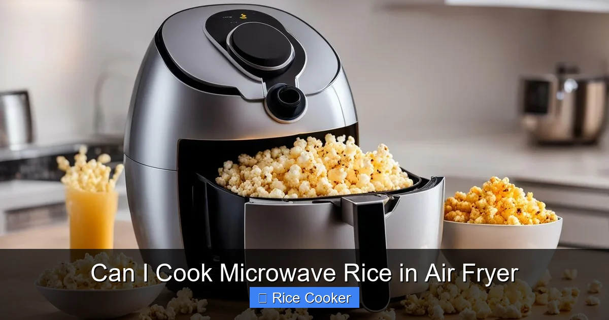Can I Cook Microwave Rice in Air Fryer
