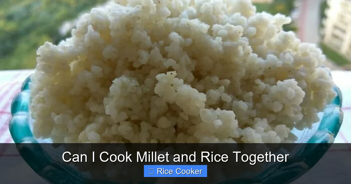 Can I Cook Millet and Rice Together