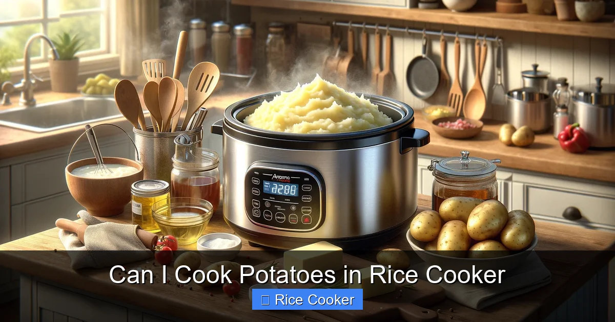 Can I Cook Potatoes in Rice Cooker