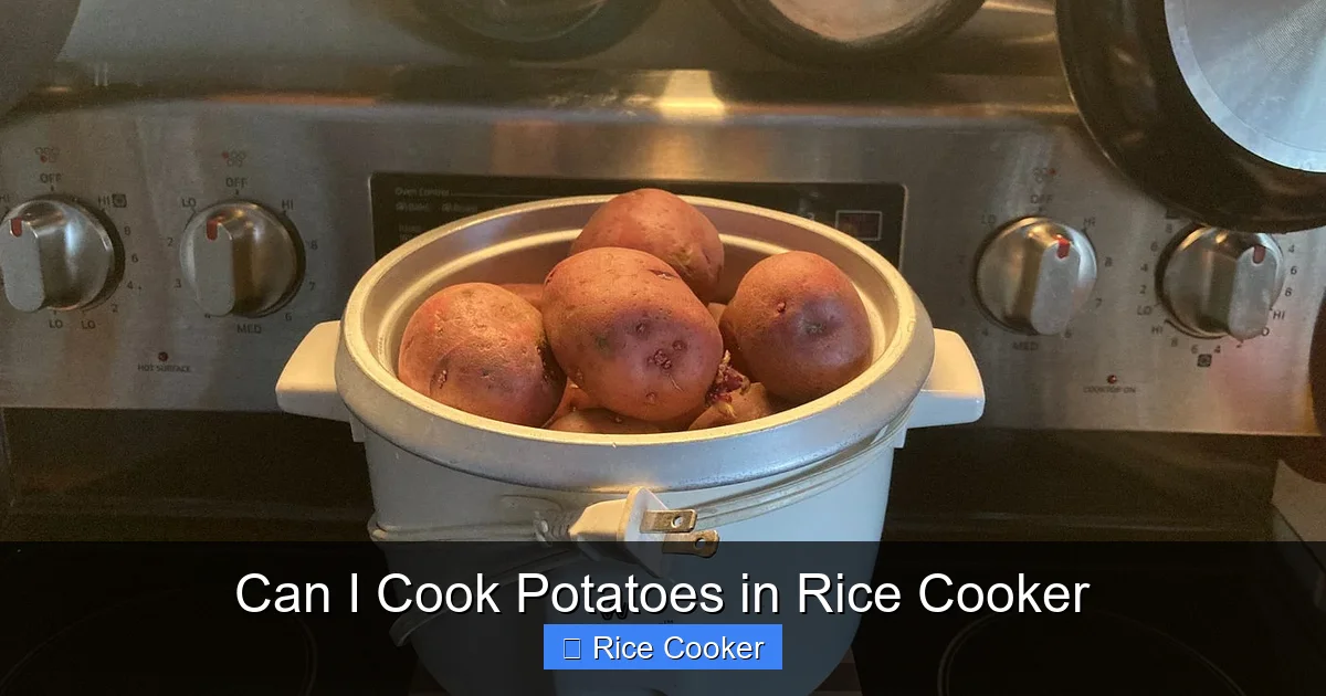 Can I Cook Potatoes in Rice Cooker