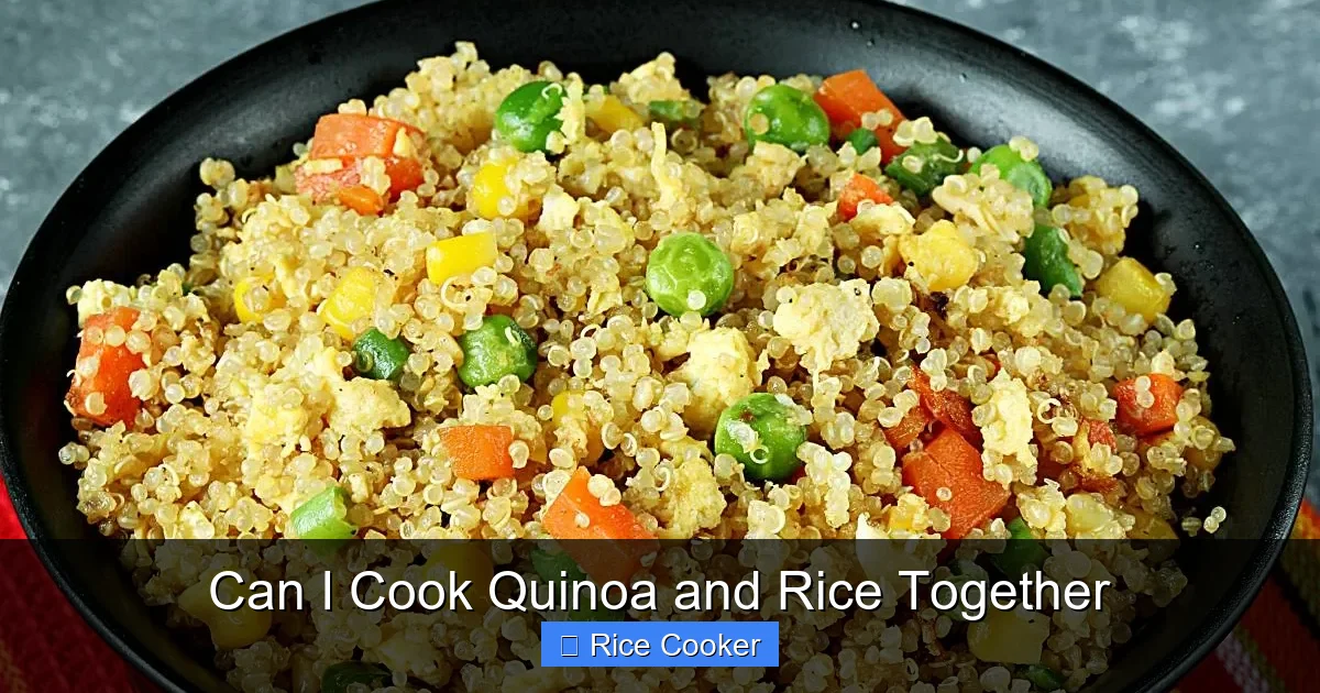 Can I Cook Quinoa and Rice Together