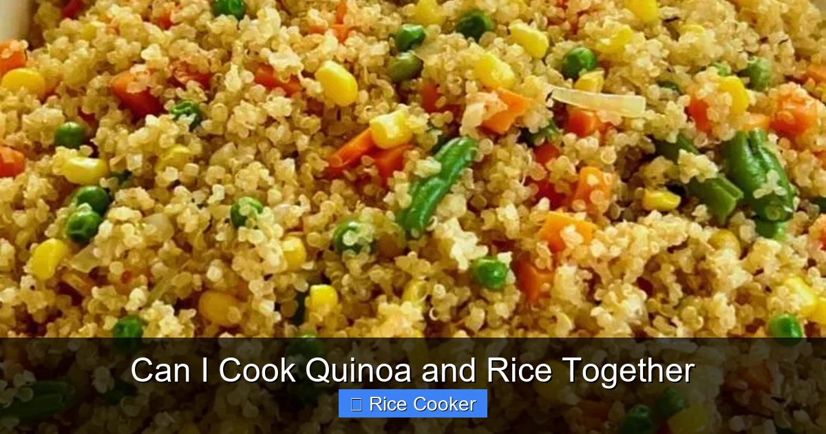 Can I Cook Quinoa and Rice Together