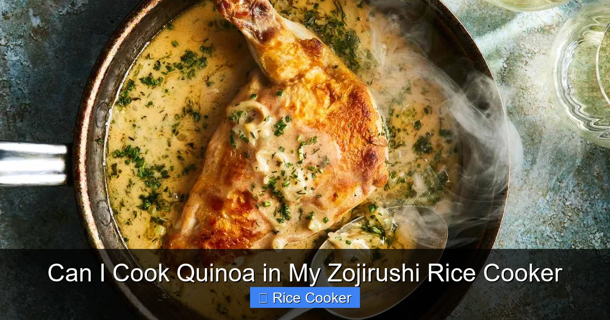 Can I Cook Quinoa in My Zojirushi Rice Cooker
