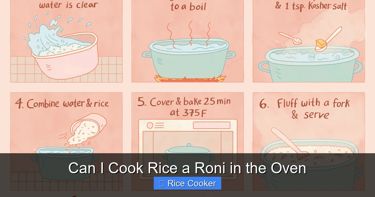 Can I Cook Rice a Roni in the Oven
