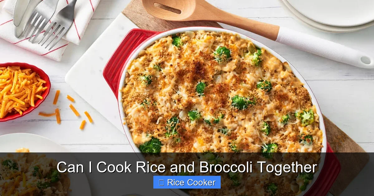 Can I Cook Rice and Broccoli Together