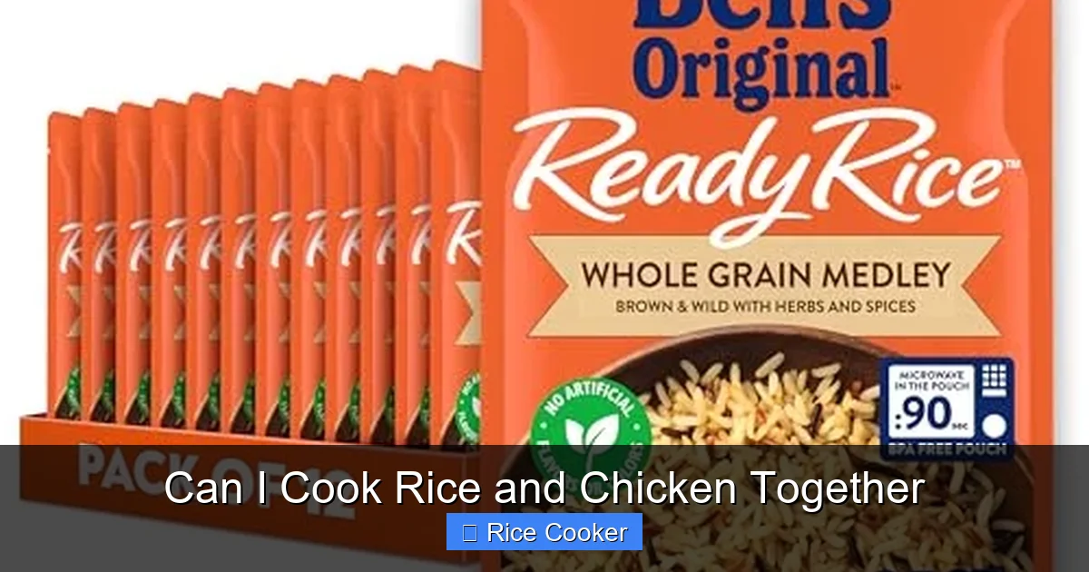 Can I Cook Rice and Chicken Together