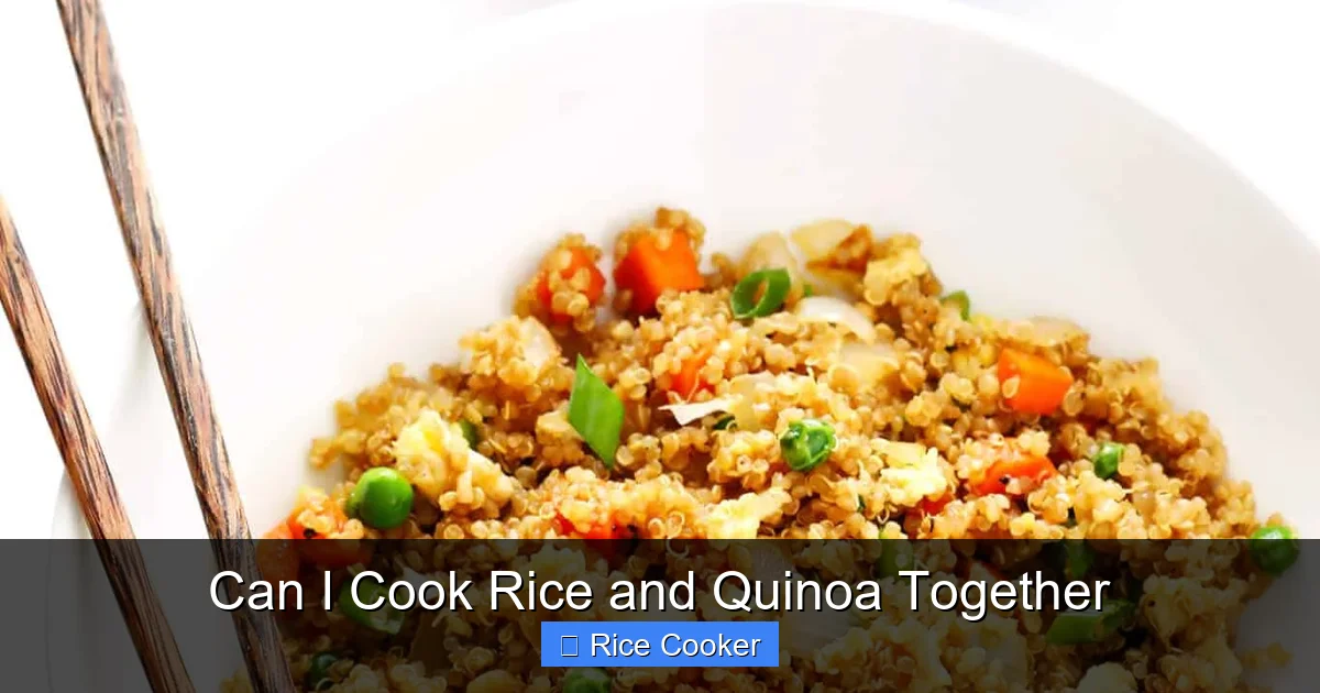 Can I Cook Rice and Quinoa Together