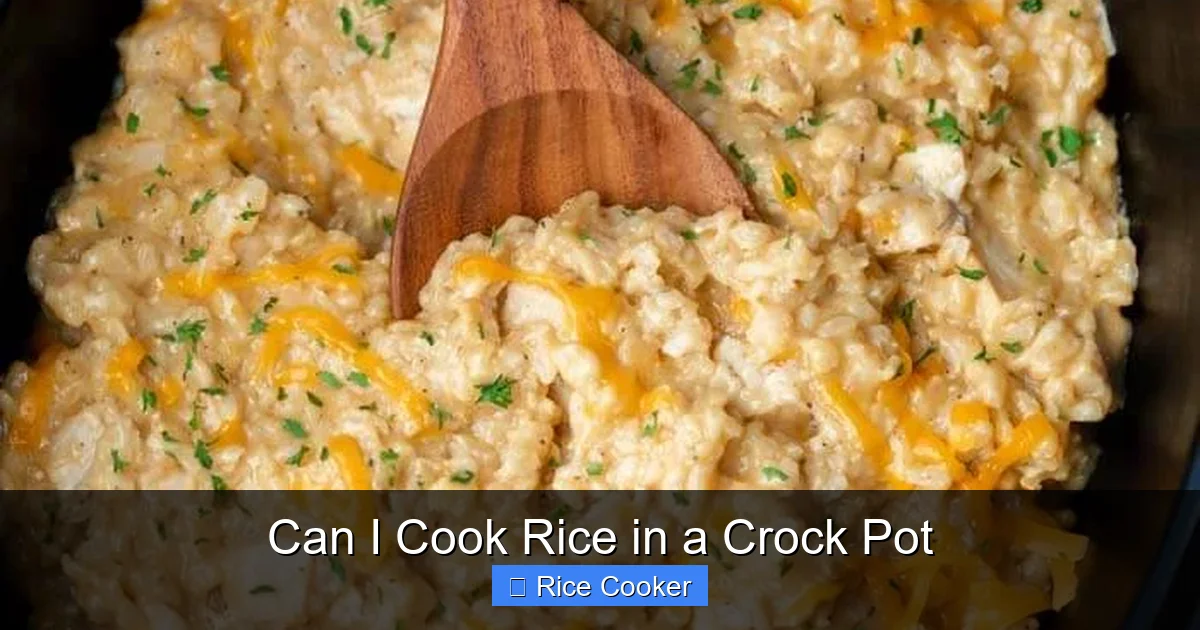 Can I Cook Rice in a Crock Pot
