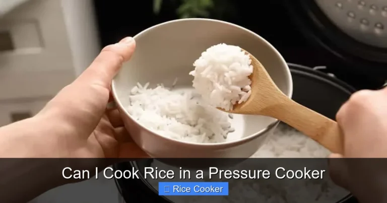 Can I Cook Rice in a Pressure Cooker