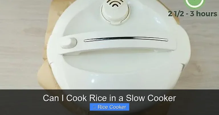 Can I Cook Rice in a Slow Cooker