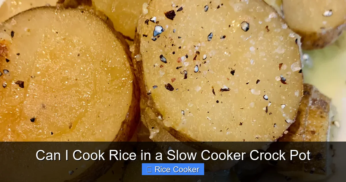 Can I Cook Rice in a Slow Cooker Crock Pot