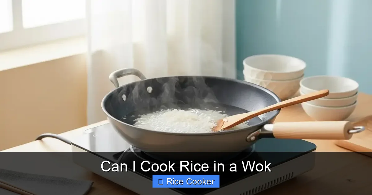 Can I Cook Rice in a Wok