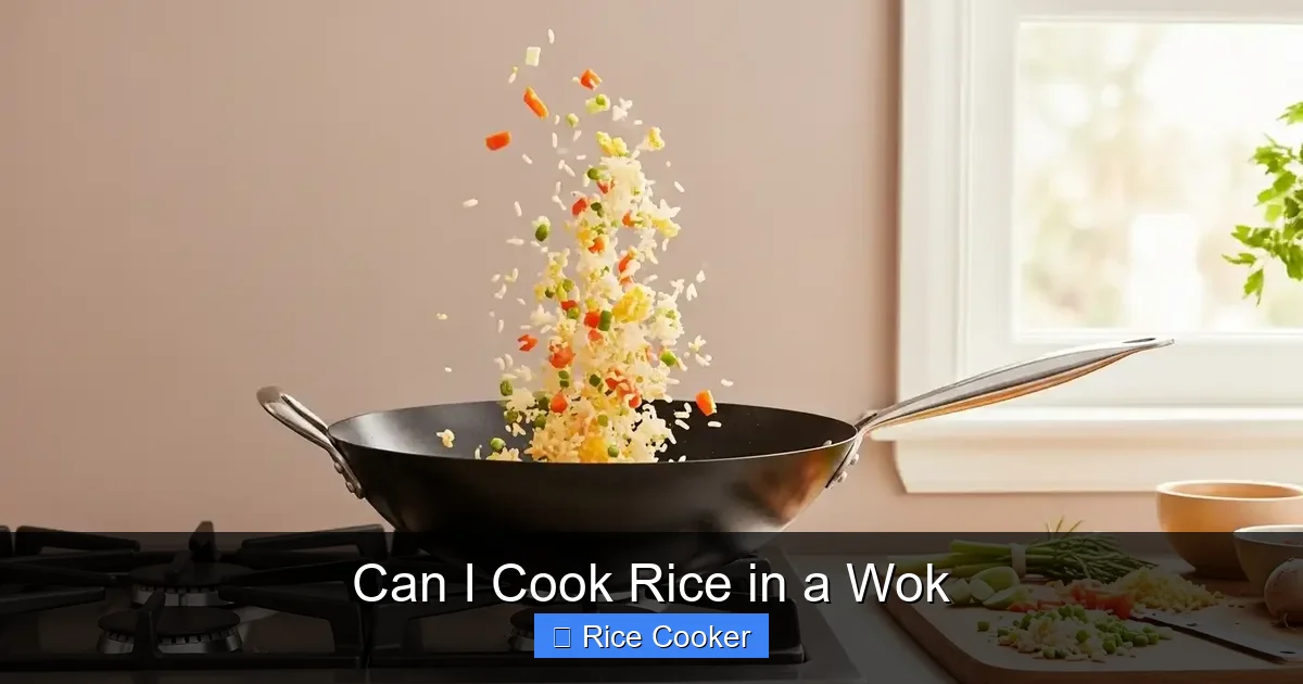 Can I Cook Rice in a Wok