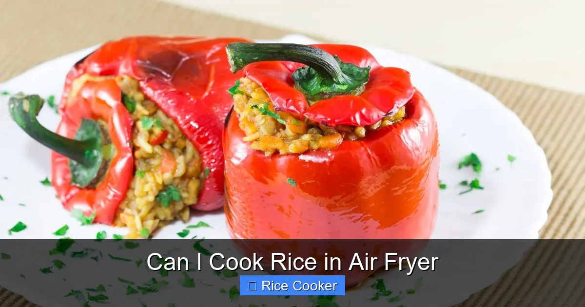 Can I Cook Rice in Air Fryer