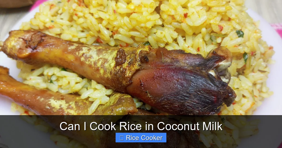 Can I Cook Rice in Coconut Milk