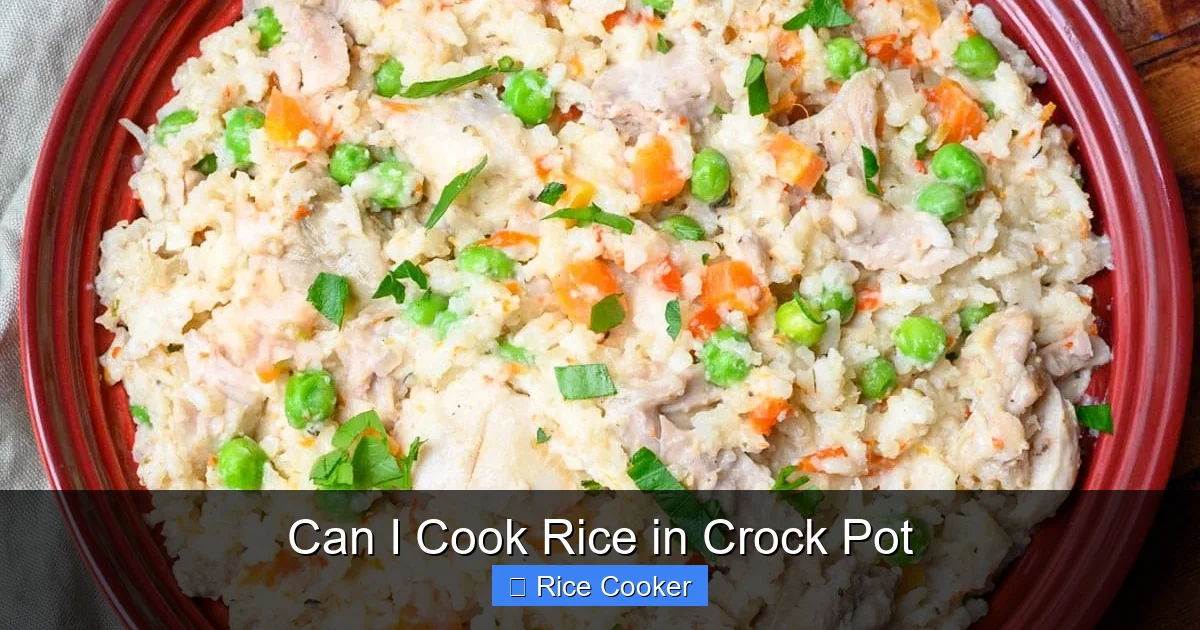 Can I Cook Rice in Crock Pot