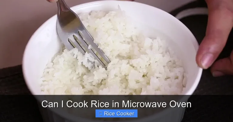 Can I Cook Rice in Microwave Oven
