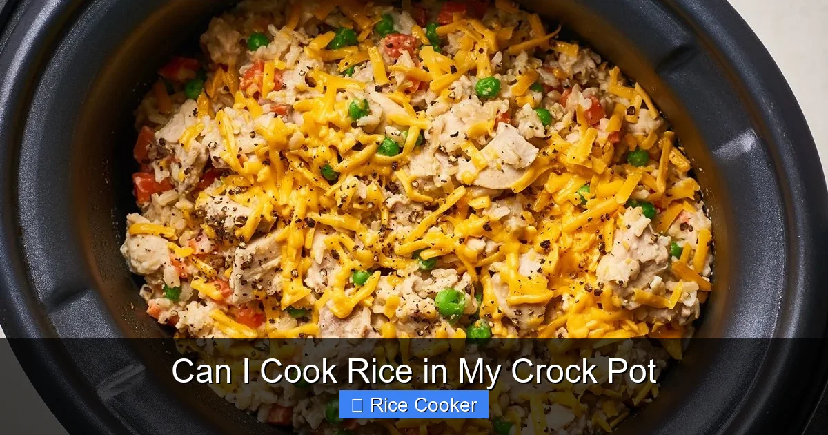 Can I Cook Rice in My Crock Pot