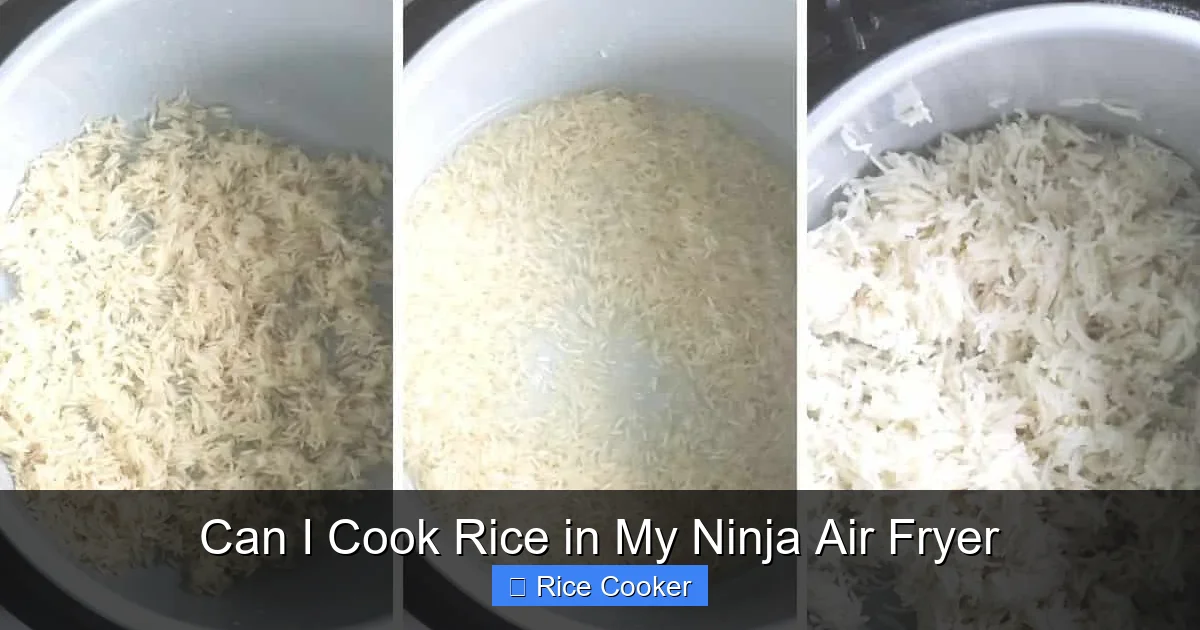 Can I Cook Rice in My Ninja Air Fryer