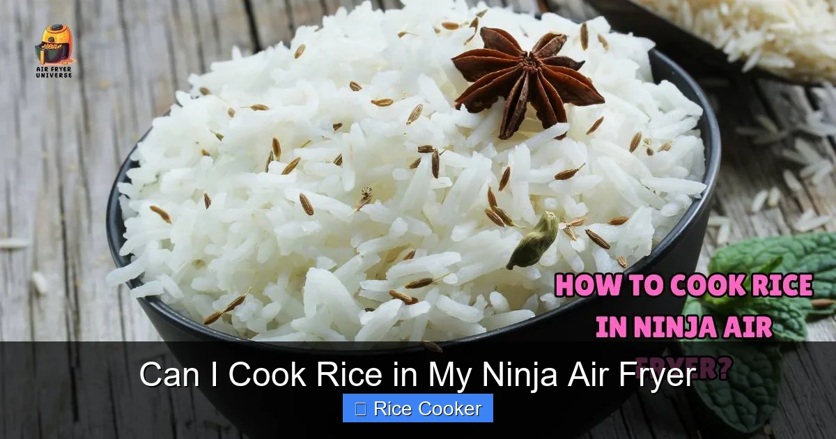 Can I Cook Rice in My Ninja Air Fryer
