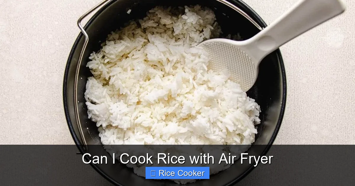 Can I Cook Rice with Air Fryer