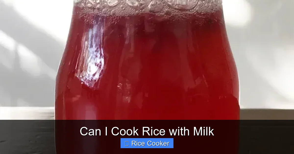 Can I Cook Rice with Milk