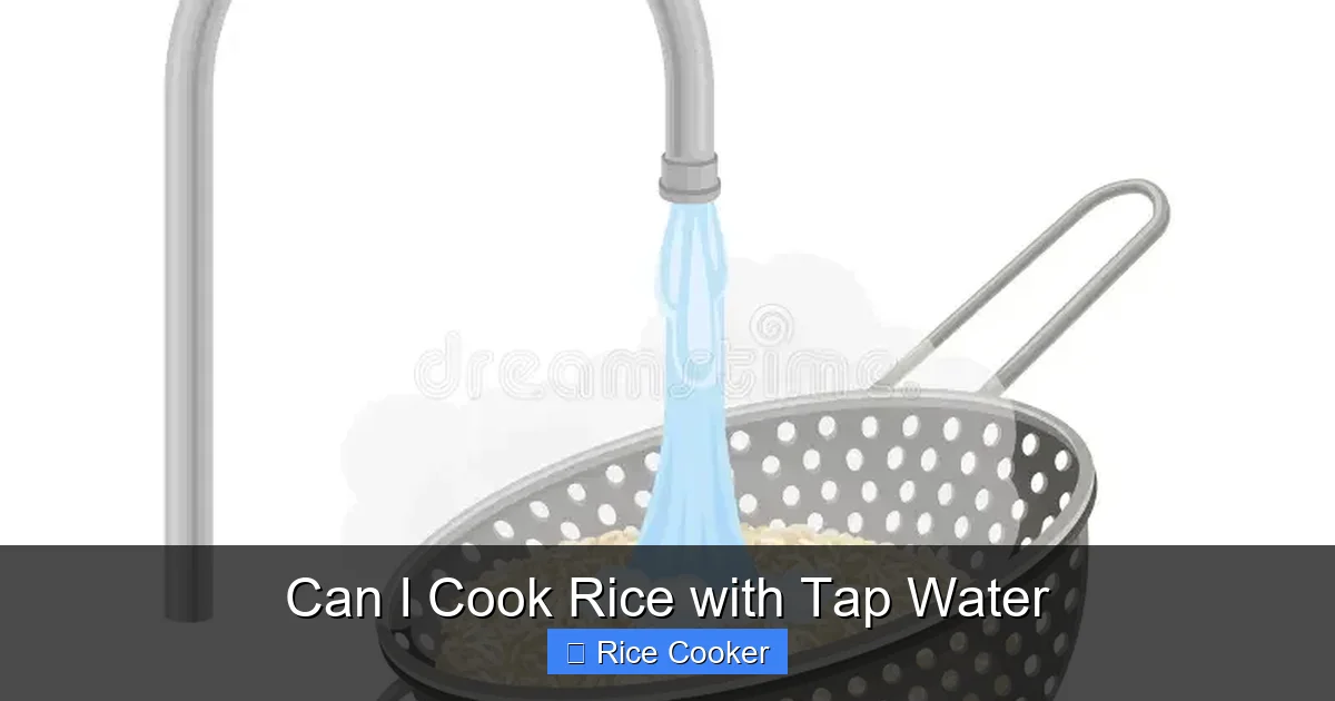 Can I Cook Rice with Tap Water