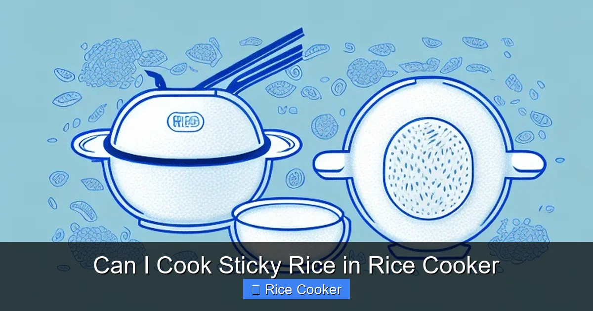 Can I Cook Sticky Rice in Rice Cooker