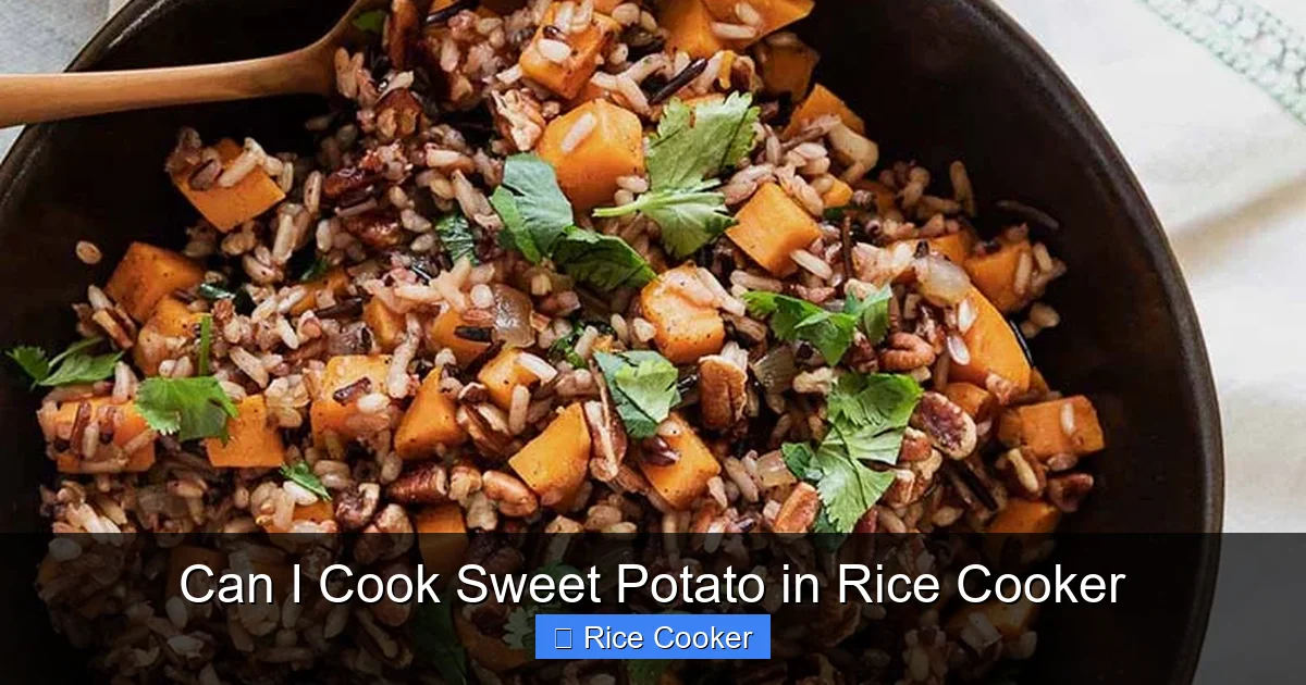 Can I Cook Sweet Potato in Rice Cooker