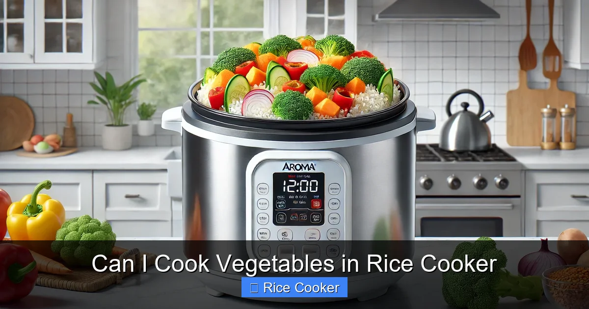Can I Cook Vegetables in Rice Cooker