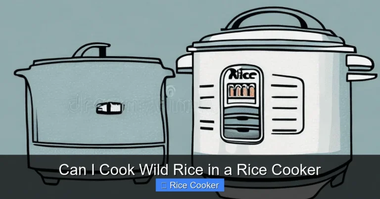 Can I Cook Wild Rice in a Rice Cooker