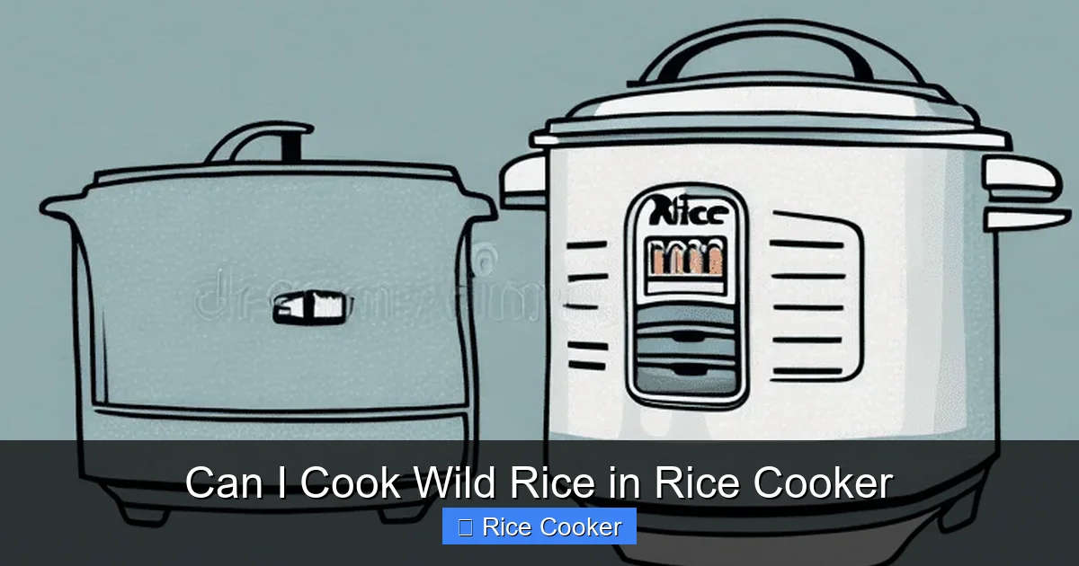 Can I Cook Wild Rice in Rice Cooker