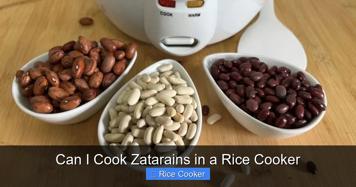Can I Cook Zatarains in a Rice Cooker
